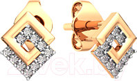 Серьги из розового золота ZORKA 3101377.14K.R