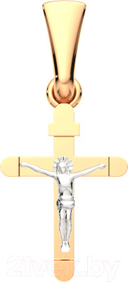 Крестик из комбинированного золота ZORKA 430187.14K.B.REL - фото 1 - id-p223717302