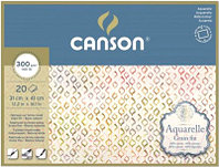 Набор бумаги для рисования Canson Aquarell / 400106440