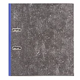 Папка-регистратор BRAUBERG, фактура стандарт, с мраморным покрытием, 75 мм, синий корешок, фото 2