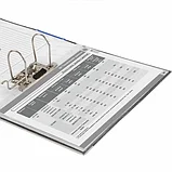 Папка-регистратор BRAUBERG, фактура стандарт, с мраморным покрытием, 75 мм, синий корешок, фото 7
