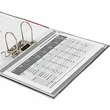 Папка-регистратор BRAUBERG, фактура стандарт, с мраморным покрытием, 75 мм, красн.корешок, фото 7