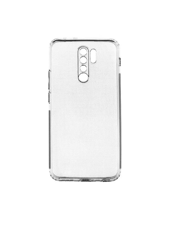 Чехол-накладка для Xiaomi Redmi 9 / Poco M2 (силикон) прозрачный с защитой камеры - фото 2 - id-p130565032