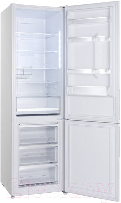 Холодильник с морозильником Korting KNFC 62370 W - фото 4 - id-p223718181