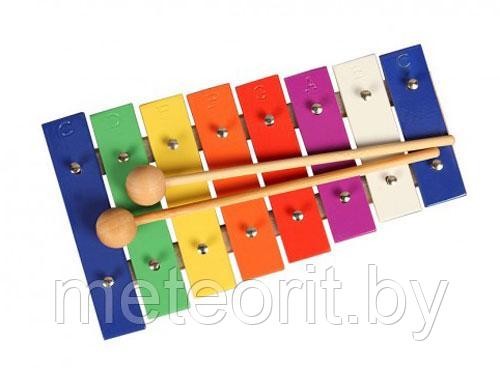 Металлофон 15 тонов цветной