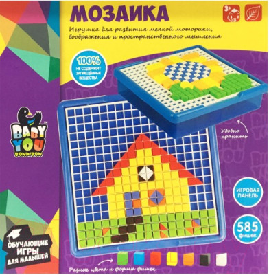 Развивающая игра Bondibon Мозаика для малышей / ВВ5023 - фото 1 - id-p223726012