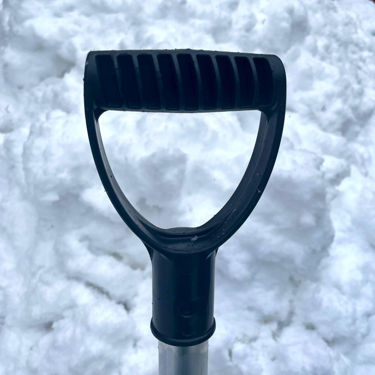 Лопата автомобильная для уборки снега 270*365 мм,длина черенка 80 см. - фото 6 - id-p194161964