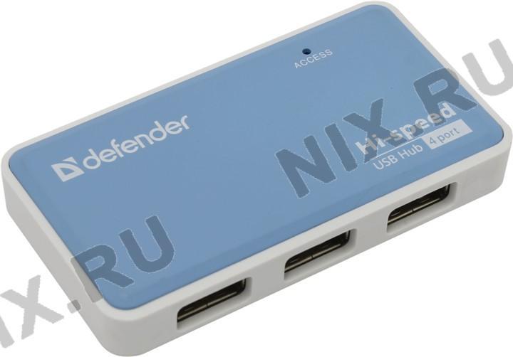Defender Quadro Power 83503 4-Port USB2.0 HUB + Б.п.