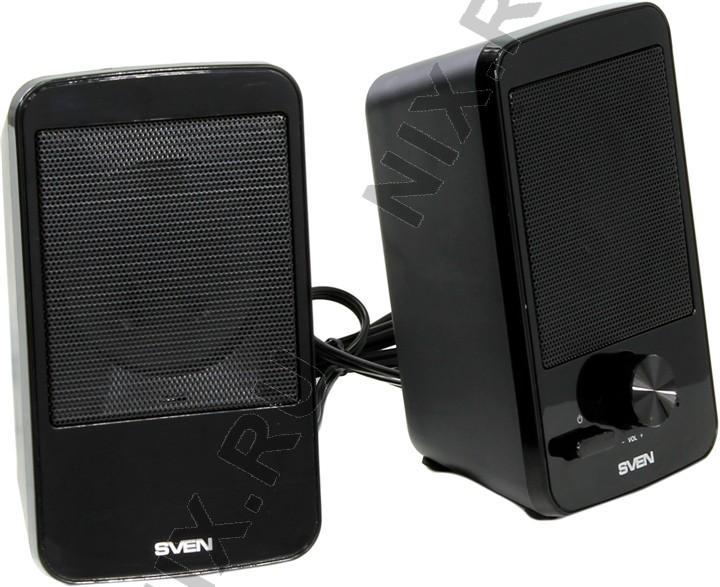 Колонки SVEN 312 Black (2x2W, питание от USB)