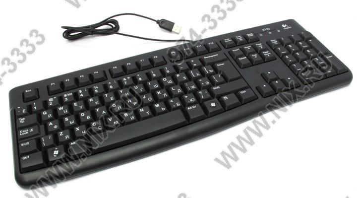 Клавиатура Logitech Keyboard K120USB 105КЛ 920-002506