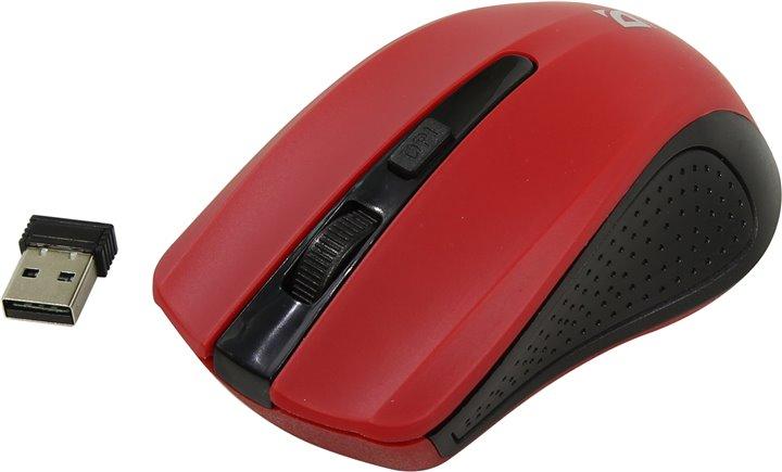 Defender Accura Wireless Optical Mouse MM-935 Red (RTL) USB 3btn+Roll 52937 - фото 1 - id-p223750990