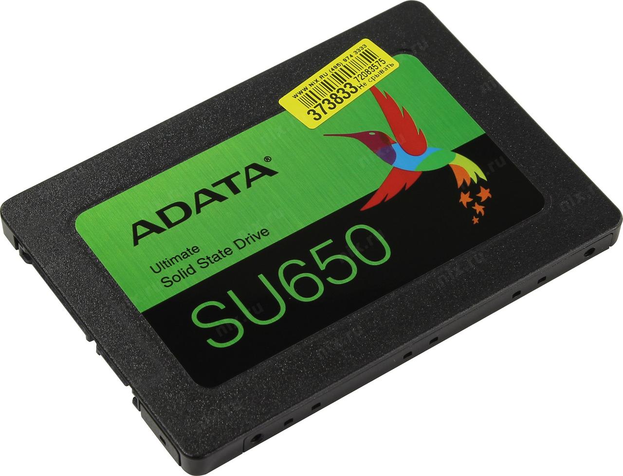 SSD 240 Gb SATA 6Gb/s ADATA Ultimate SU650 ASU650SS-240GT-R 2.5" 3D TLC - фото 1 - id-p223752967