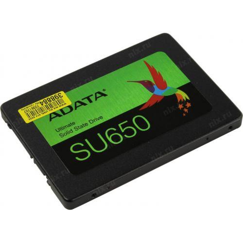 SSD 960 Gb SATA 6Gb/s ADATA Ultimate SU650 ASU650SS-960GT-R 2.5" 3D TLC - фото 1 - id-p223752969