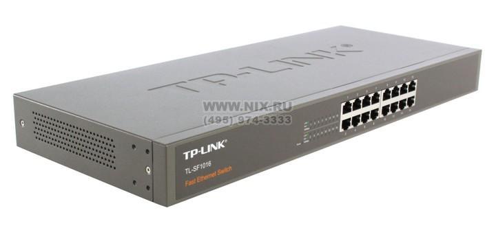 TP-LINK TL-SF1016 Неуправляемый коммутатор (16UTP 100Mbps)