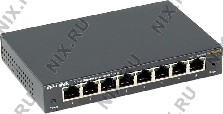TP-LINK TL-SG108E 8-Port Gigabit Smart Switch (8UTP 1000Mbps) - фото 1 - id-p223753030
