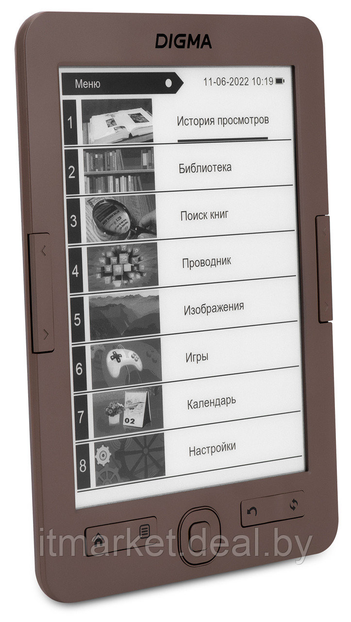 Электронная книга Digma e60C Brown - фото 3 - id-p223755355