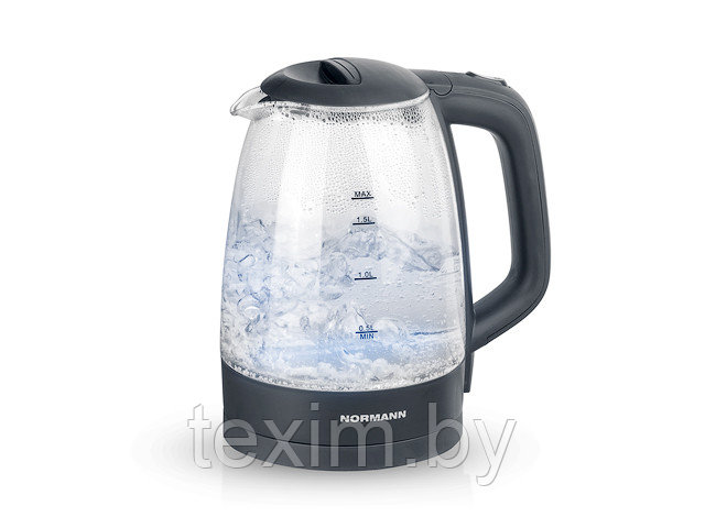 Чайник электрический AKL-236 NORMANN (2200 Вт, 1,7 л, стекло, подсветка) - фото 1 - id-p223756765