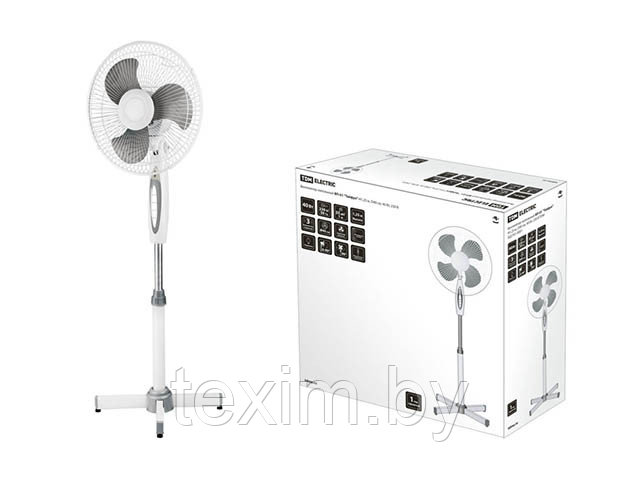 Вентилятор электрический напольный ВП-01 "Тайфун", серый, TDM (В в коробке 2 шт. Цена указана за 1 шт.) - фото 1 - id-p223757746