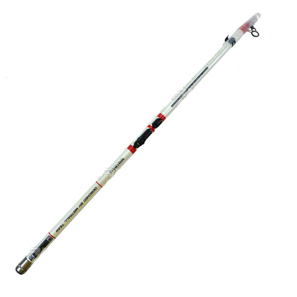 Удочка поплавочная с кольцами Kaida TORELLA MISTRALL Super Tele CARBON тест до 40g 3,6м
