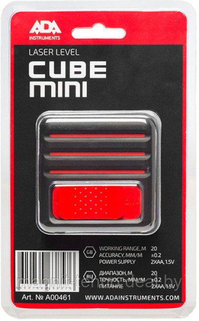 Лазерный нивелир ADA Instruments CUBE MINI Basic Edition (А00461) - фото 5 - id-p223765471