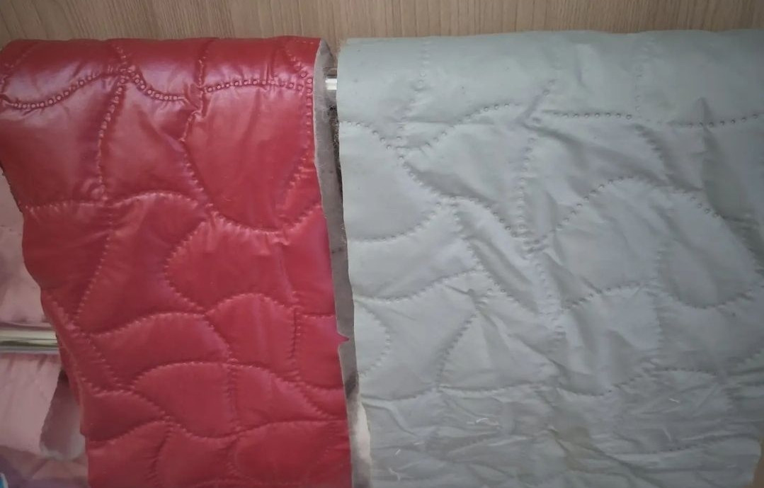 Ткань стеганая (термостёжка) Бордовый