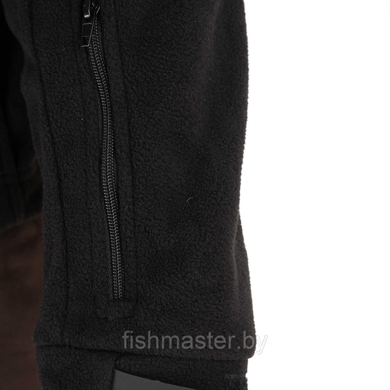 Куртка флисовая HUNTSMAN Камелот цвет Черный ткань Polarfleece 48-50/176 - фото 5 - id-p222269990