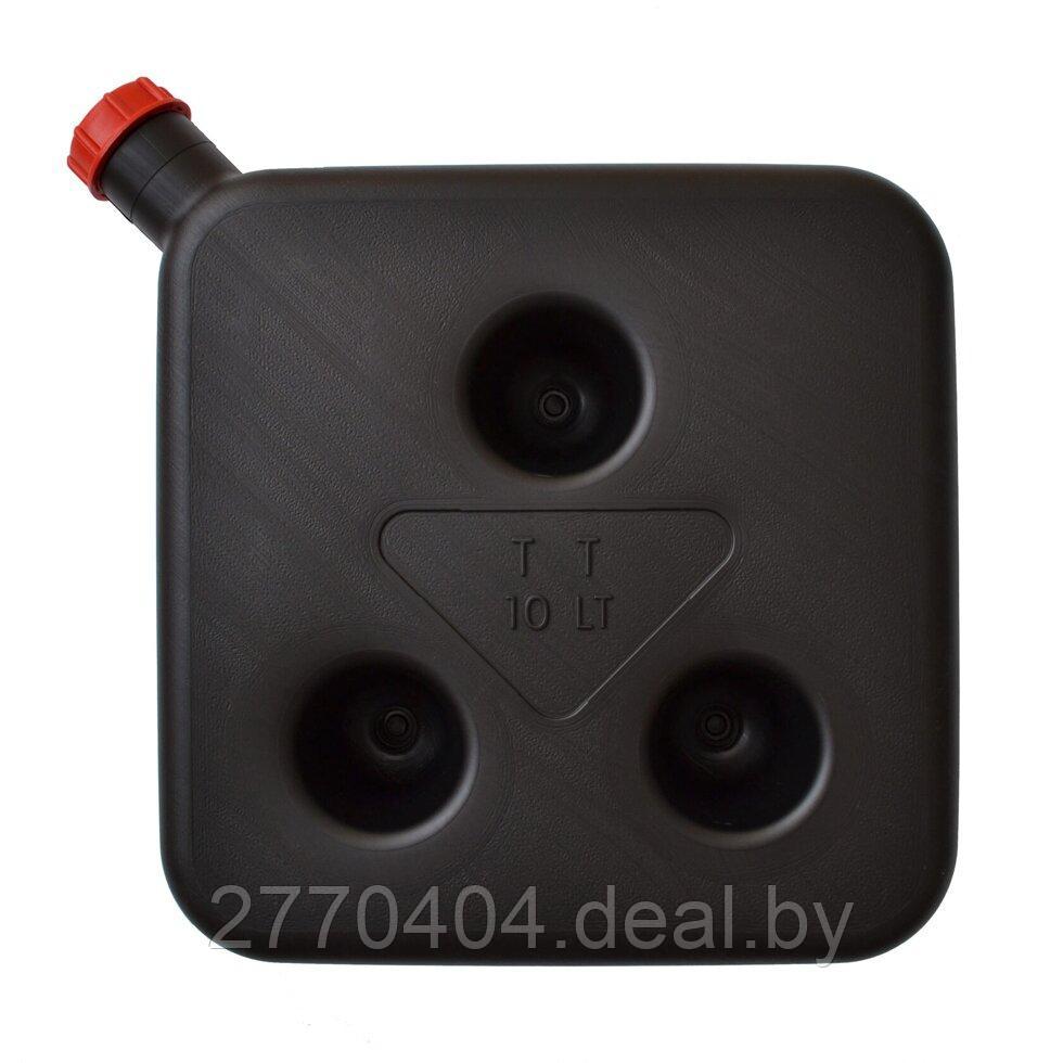 Бачок топливный 10л  для автономного отопителя цвет-Черный , бак, горловина с боку , штуцер d6мм ,(Полный