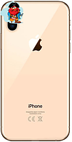 Задняя крышка для Apple iPhone XS, цвет: золотой
