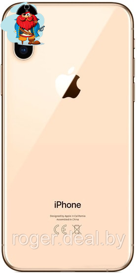 Задняя крышка для Apple iPhone XS, цвет: золотой - фото 1 - id-p223766701