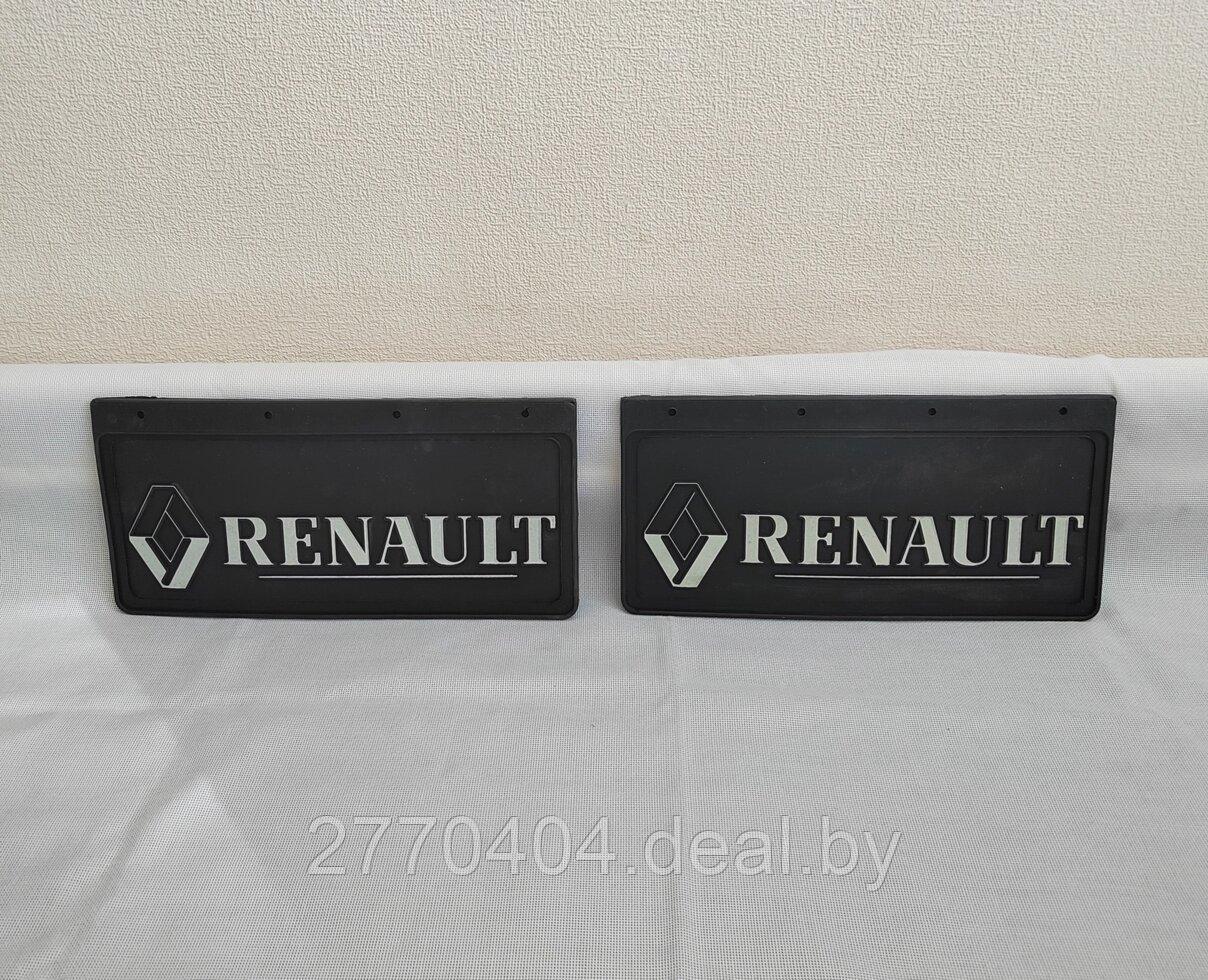 Брызговик 42х20см Renault Master резиновый задний на крыло Рено Мастер (комплект 2шт) - фото 1 - id-p223766901