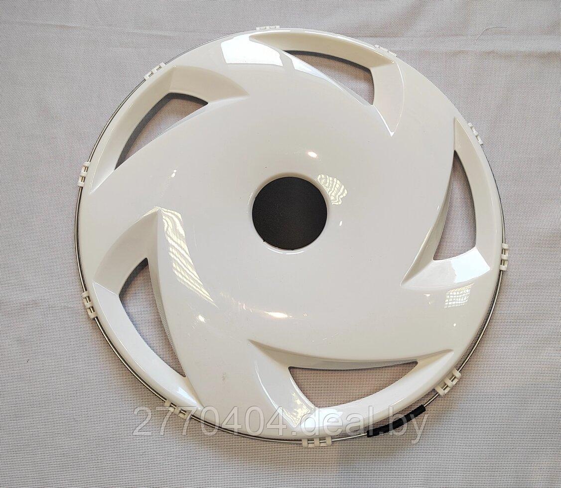 Колпак на диск колеса R-22,5 задний пластиковый цвет белый (вентилятор) на Грузовые АВТО - фото 1 - id-p223766958