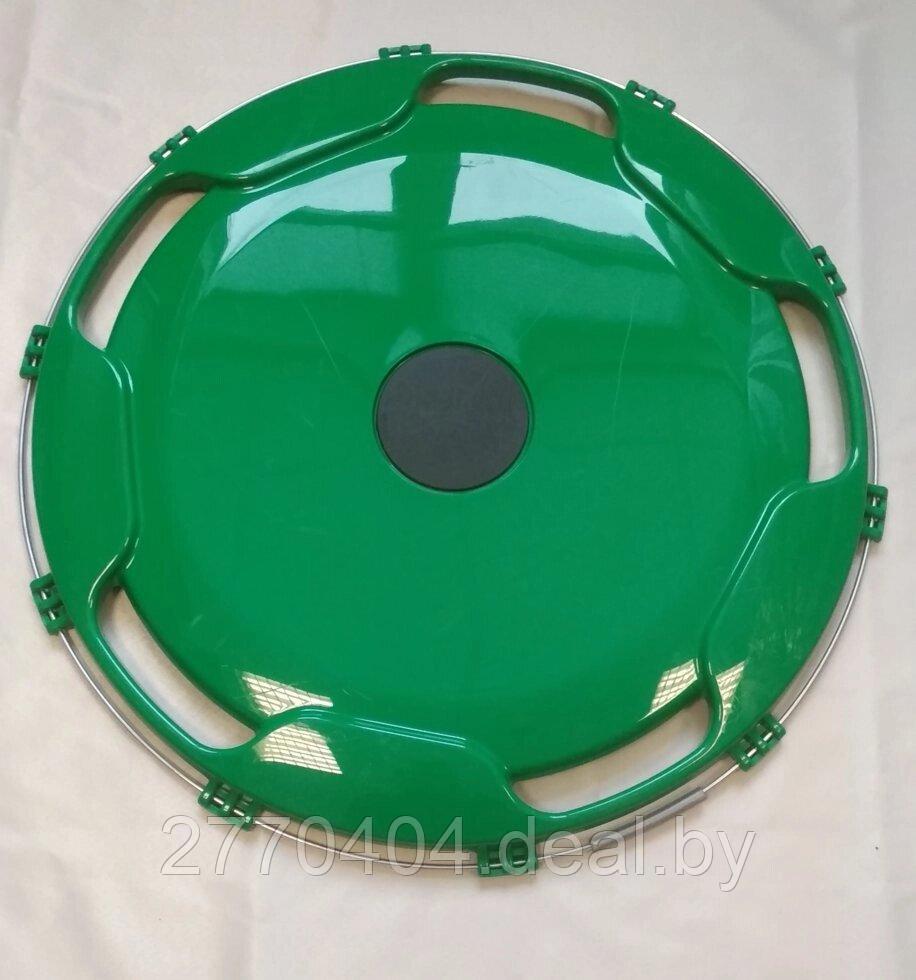 Колпак на диск колеса R-22,5 задний пластиковый цвет зеленый на Грузовые АВТО - фото 1 - id-p223766353