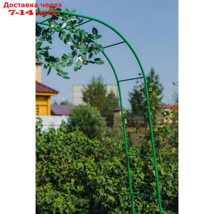 Арка садовая, разборная, 240 × 125 × 36,5 см, металл, зелёная, Greengo - фото 4 - id-p223648721