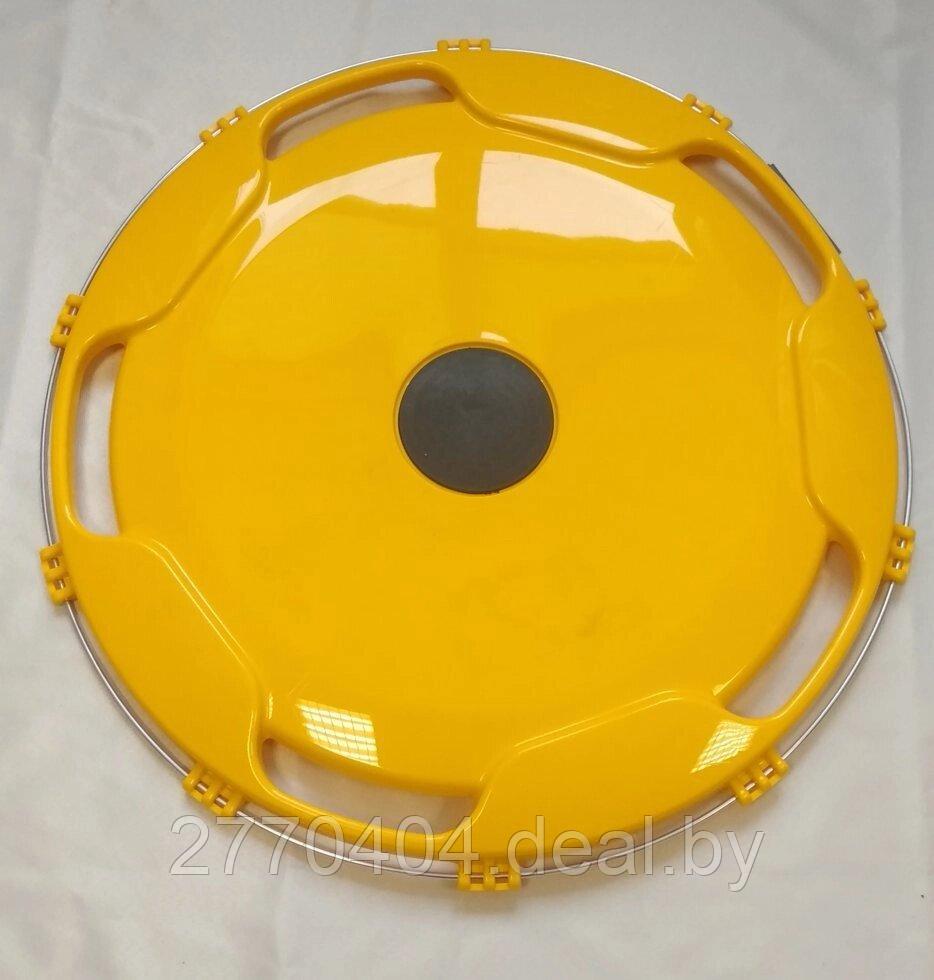 Колпак на диск колеса R-22,5 задний пластиковый цвет желтый на Грузовые АВТО - фото 1 - id-p223766505
