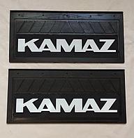 Брызговик 24х52см KAMАZ резиновый задний передний Камаз размер с надписью белыми буквами (компл.2шт)