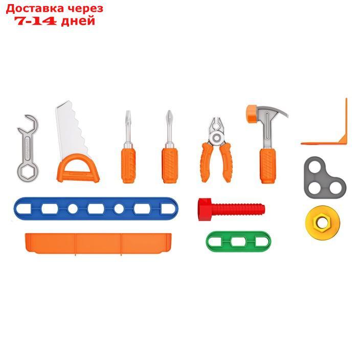 Набор инструментов в чемодане, с конструктором из 47 элементов - фото 2 - id-p223648933