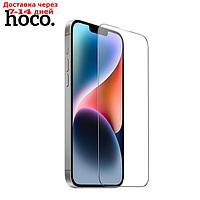 Защитное стекло Hoco для Iphone 15, Full-screen, 0.4 мм, полный клей