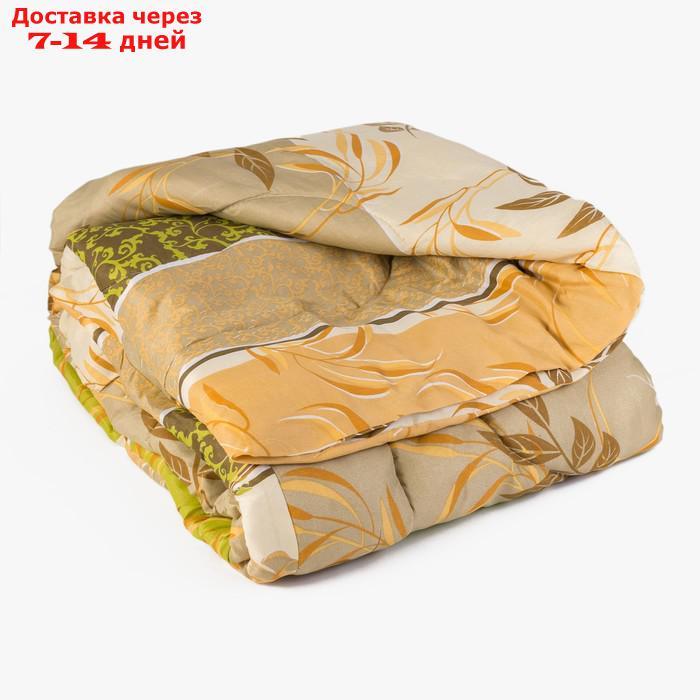 Одеяло, размер 140х205 см, цвет МИКС, синтепон