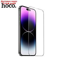 Защитное стекло Hoco для Iphone 15 Pro, Full-screen, 0.4 мм, полный клей