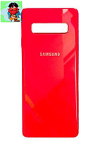 Задняя крышка (корпус) для Samsung Galaxy S10+ (G9750), цвет: красный