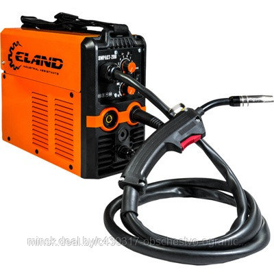 Eland COMPACT-200, Сварочный полуавтомат (MIGMAGMMA), 5.5 кВт, 40-200А, 220В, 11 кг - фото 1 - id-p223767319