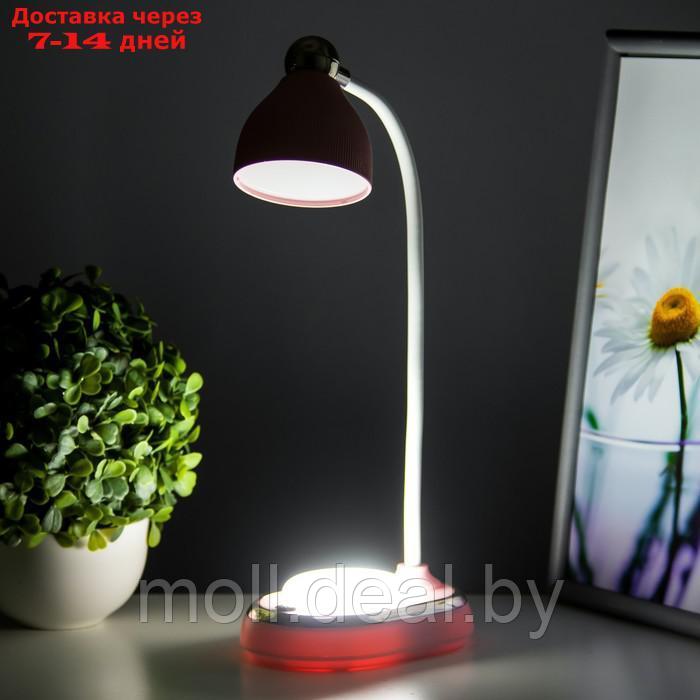 Настольная лампа "Тедди" LED 3Вт АКБ USB розовый 9х13,5х40 см - фото 6 - id-p223663230