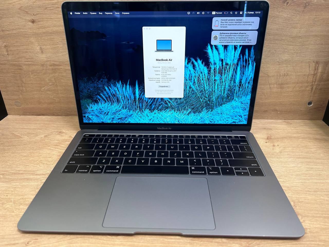 Ноутбук Apple MacBook Air 13'' 2019 MVFH2 (а.83-008400) - фото 2 - id-p223768402