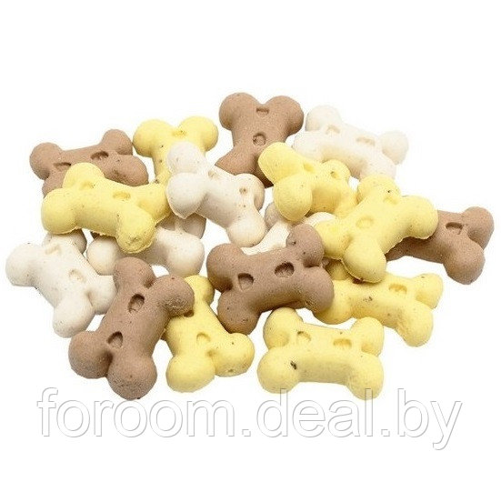 Печенье «Косточки Mix» для дрессуры собак (ваниль, шоколад, овощи), размер S, 3кг PL-81919 - фото 1 - id-p223767401