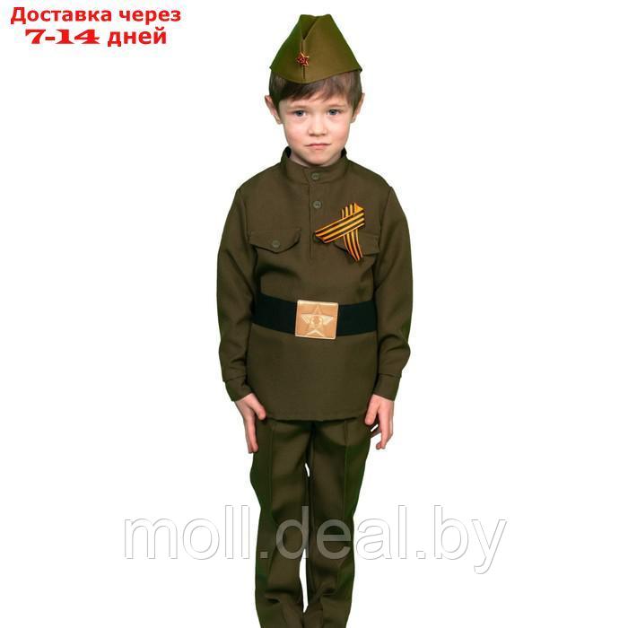 Карнавальный костюм "Солдатик в брюках", рост 110-116 см - фото 1 - id-p223663387