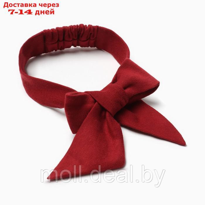 Платье и повязка Крошка Я Cherry Red, рост 68-74, вишневый - фото 5 - id-p223667712