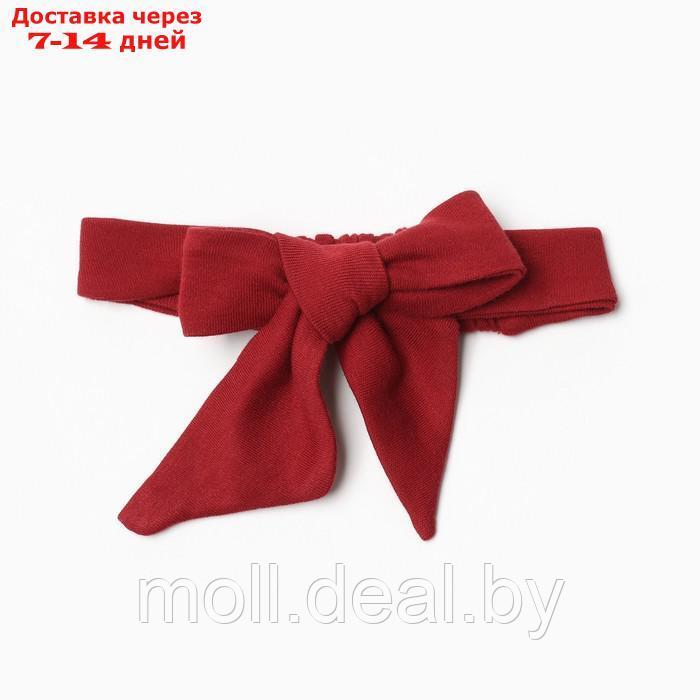 Платье и повязка Крошка Я Cherry Red, рост 68-74, вишневый - фото 7 - id-p223667712