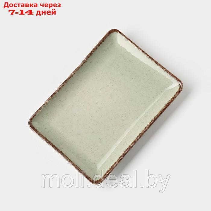 Блюдо Pearl, 18×13 см, цвет мятный, фарфор - фото 3 - id-p223667908