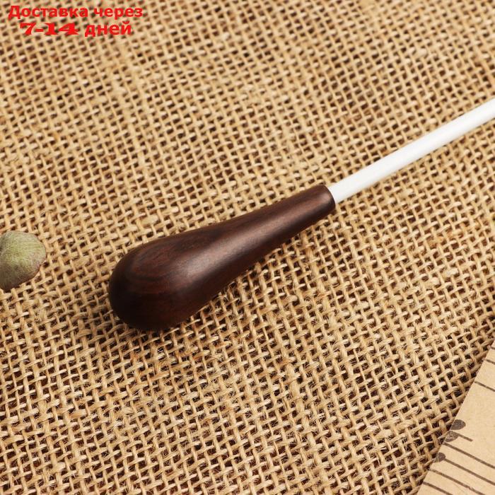 Дирижерская палочка Music Life, 38,5 х 2 см, коричневая деревянная ручка - фото 2 - id-p223645837