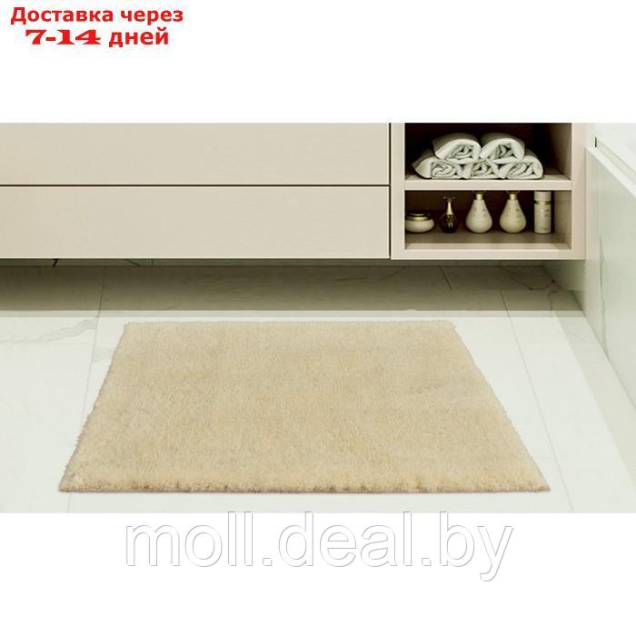 Набор ковриков для ванной, размер 60х100 см, 50х70 см, цвет крем - фото 1 - id-p223668012